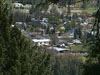 View of Weaverville from
the forest-Lowden Park is
in upper left corner.
